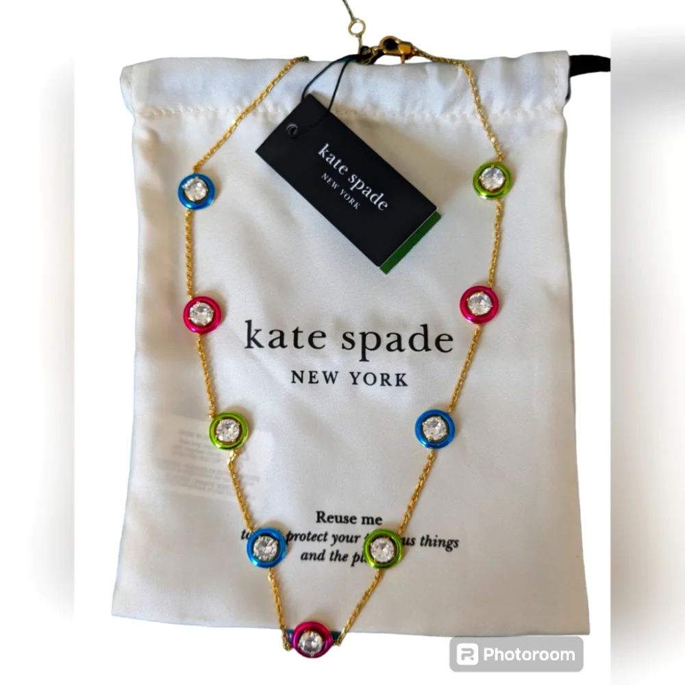 NWT Kate Spade Dream in Color station necklace.